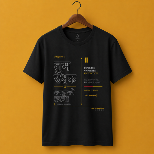 Tum Rakshak – Sanatan Vibes Hanuman Ji T-Shirt